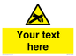 WE5181: Custom Anti-Static Warning Sign