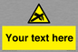 WE5181: Custom Anti-Static Warning Sign