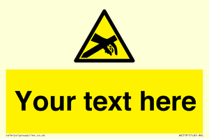 WE5181: Custom Anti-Static Warning Sign