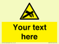 WE5181: Custom Anti-Static Warning Sign