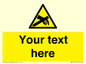 WE5181: Custom Anti-Static Warning Sign