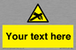 WE5181: Custom Anti-Static Warning Sign