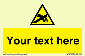 WE5181: Custom Anti-Static Warning Sign