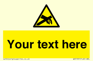 WE5181: Custom Anti-Static Warning Sign