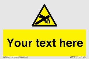 WE5181: Custom Anti-Static Warning Sign