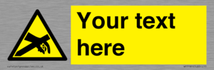 WE5181: Custom Anti-Static Warning Sign