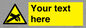 WE5181: Custom Anti-Static Warning Sign