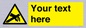 WE5181: Custom Anti-Static Warning Sign