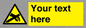 WE5181: Custom Anti-Static Warning Sign
