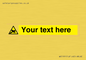 WE5181: Custom Anti-Static Warning Sign