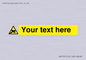 WE5181: Custom Anti-Static Warning Sign