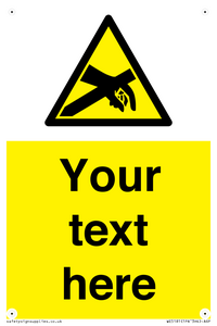 WE5181: Custom Anti-Static Warning Sign