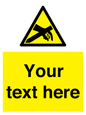 WE5181: Custom Anti-Static Warning Sign