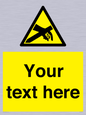 WE5181: Custom Anti-Static Warning Sign