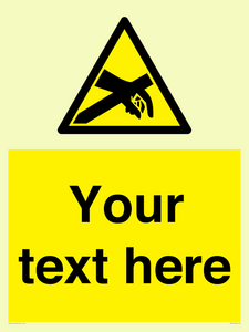 WE5181: Custom Anti-Static Warning Sign