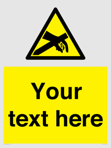 WE5181: Custom Anti-Static Warning Sign
