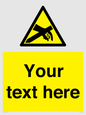 WE5181: Custom Anti-Static Warning Sign