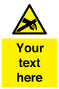 WE5181: Custom Anti-Static Warning Sign