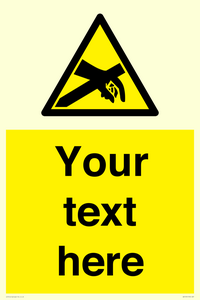 WE5181: Custom Anti-Static Warning Sign