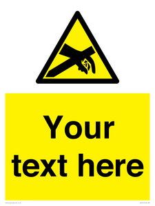 WE5181: Custom Anti-Static Warning Sign
