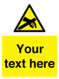 WE5181: Custom Anti-Static Warning Sign