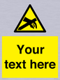 WE5181: Custom Anti-Static Warning Sign