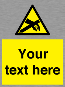 WE5181: Custom Anti-Static Warning Sign