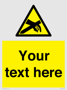 WE5181: Custom Anti-Static Warning Sign