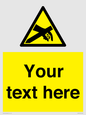 WE5181: Custom Anti-Static Warning Sign