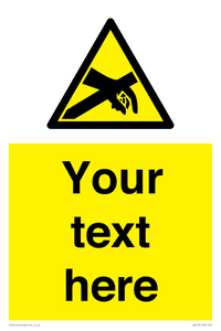 WE5181: Custom Anti-Static Warning Sign