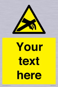 WE5181: Custom Anti-Static Warning Sign
