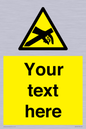 WE5181: Custom Anti-Static Warning Sign