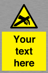 WE5181: Custom Anti-Static Warning Sign