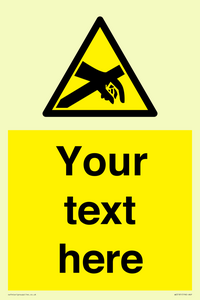 WE5181: Custom Anti-Static Warning Sign