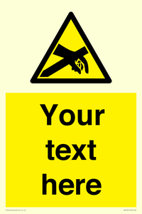 WE5181: Custom Anti-Static Warning Sign