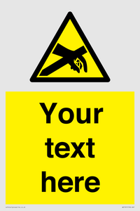 WE5181: Custom Anti-Static Warning Sign