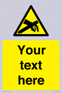 WE5181: Custom Anti-Static Warning Sign