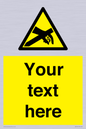 WE5181: Custom Anti-Static Warning Sign