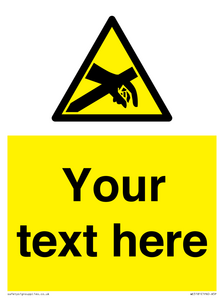 WE5181: Custom Anti-Static Warning Sign