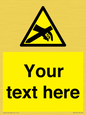 WE5181: Custom Anti-Static Warning Sign