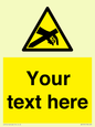 WE5181: Custom Anti-Static Warning Sign