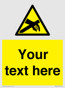 WE5181: Custom Anti-Static Warning Sign
