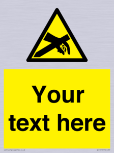WE5181: Custom Anti-Static Warning Sign