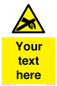 WE5181: Custom Anti-Static Warning Sign