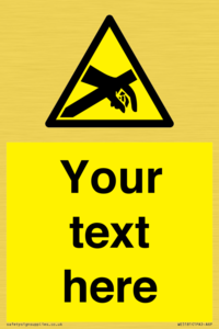 WE5181: Custom Anti-Static Warning Sign