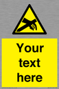 WE5181: Custom Anti-Static Warning Sign