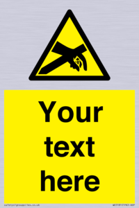 WE5181: Custom Anti-Static Warning Sign
