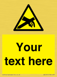 WE5181: Custom Anti-Static Warning Sign