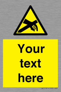 WE5181: Custom Anti-Static Warning Sign