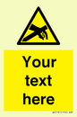 WE5181: Custom Anti-Static Warning Sign